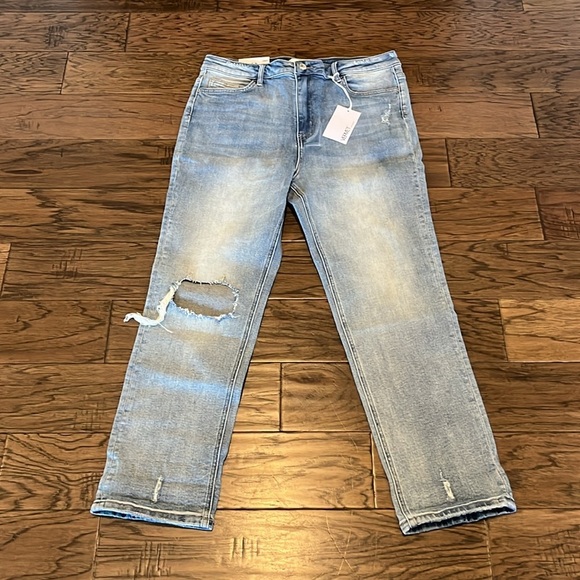 Vervet By Flying Monkey Shirley Super High Rise NWT Size 32 - Picture 1 of 16